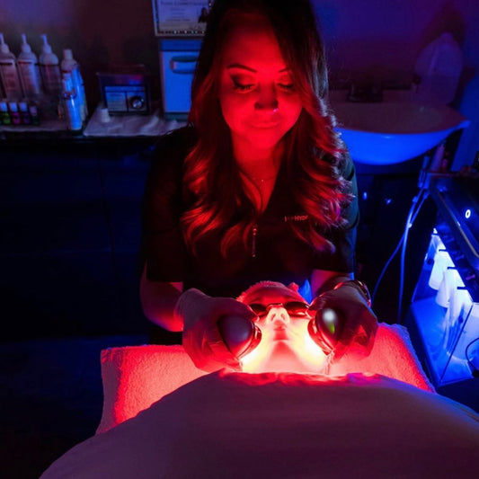 Age-Defying Facial Treatment with Laser Skin Tightening & Red Light Therapy