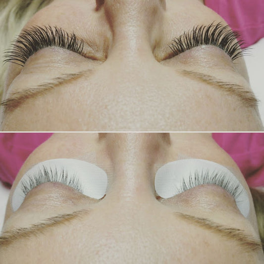 Eyelash extension consultation